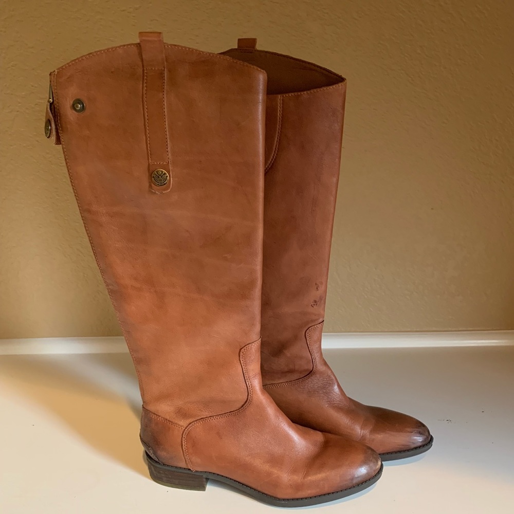 Sam Edelman Penny Boot, Cognac. Size 8